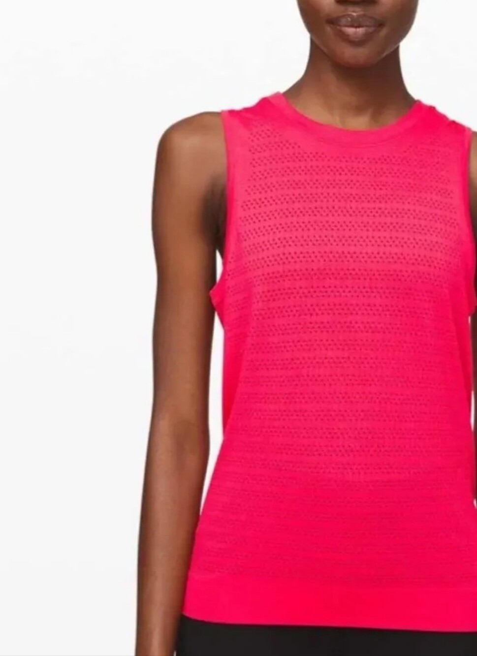 Lululemon Sleeveless Perforated Athletic Tank